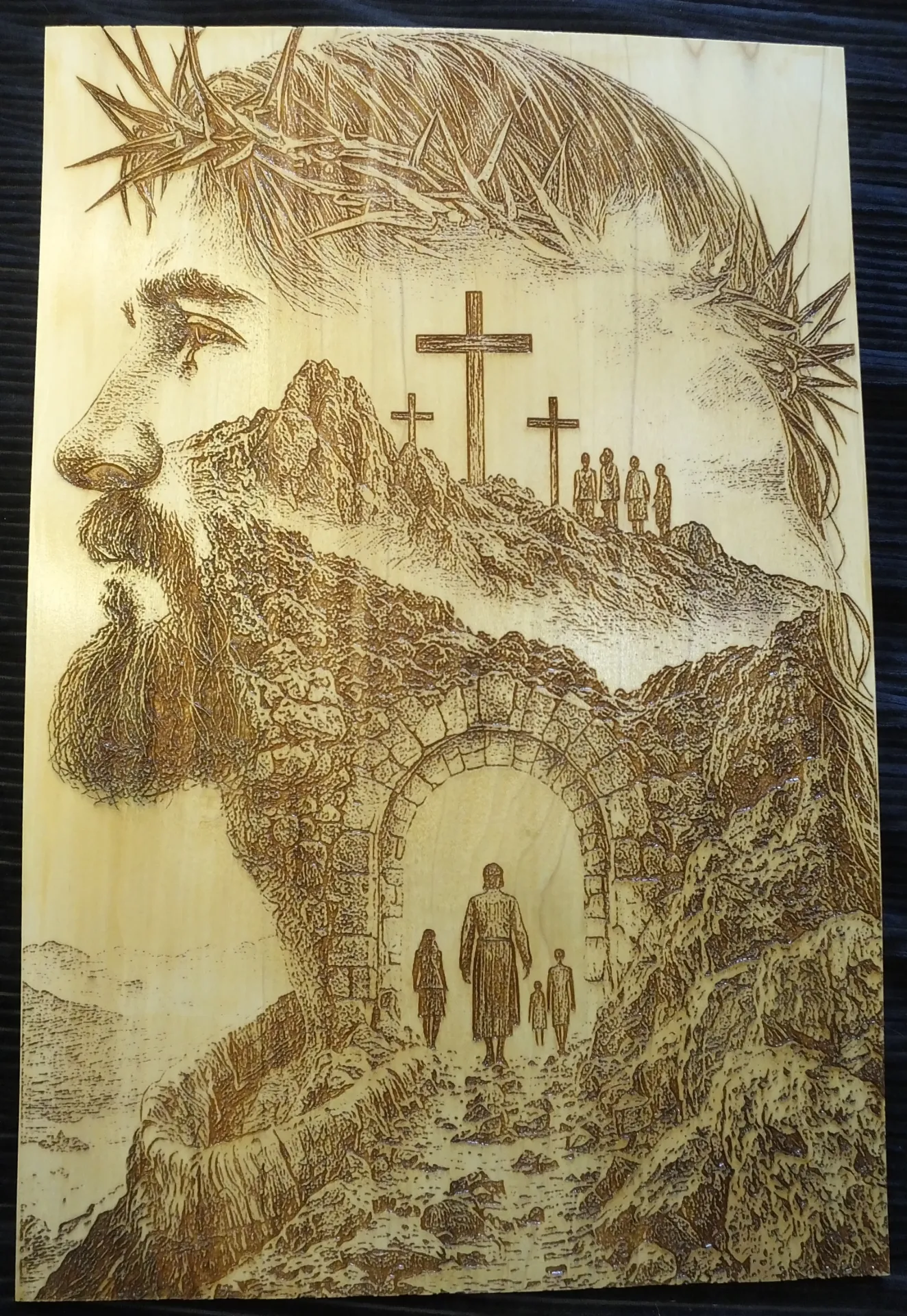 Jesus at Golgotha