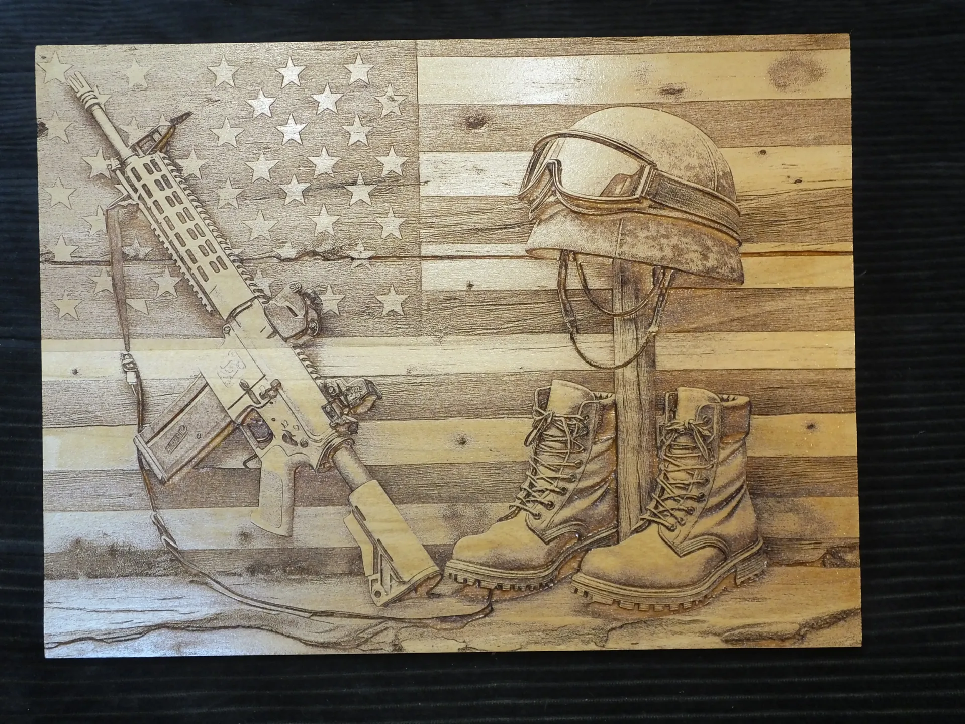 Battlefield Veteran Flag Tribute