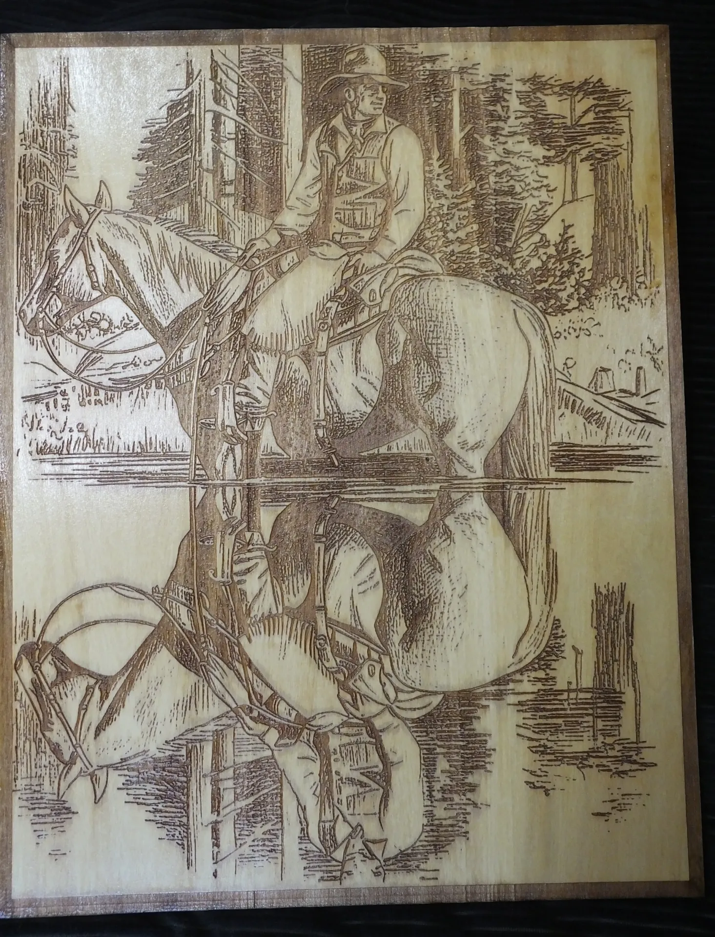 Mirrored Cowboy