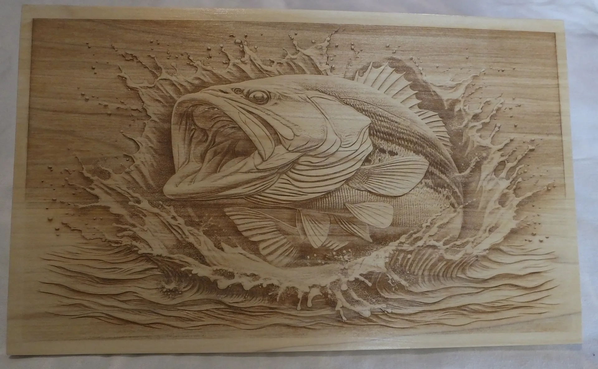 Largemouth Bass Spash