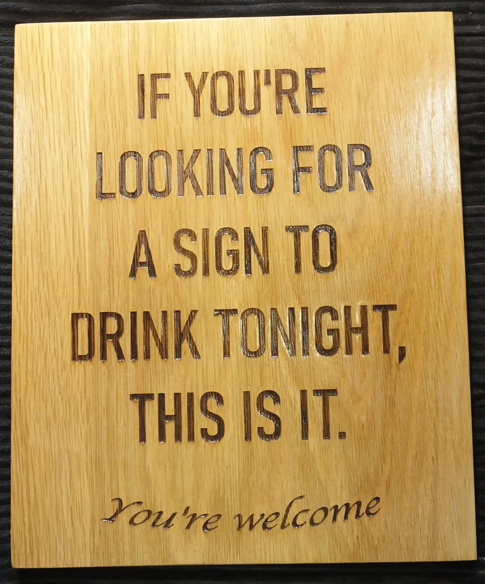 Sign to Drink Tonight