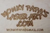Wonky Papa's Laser Art